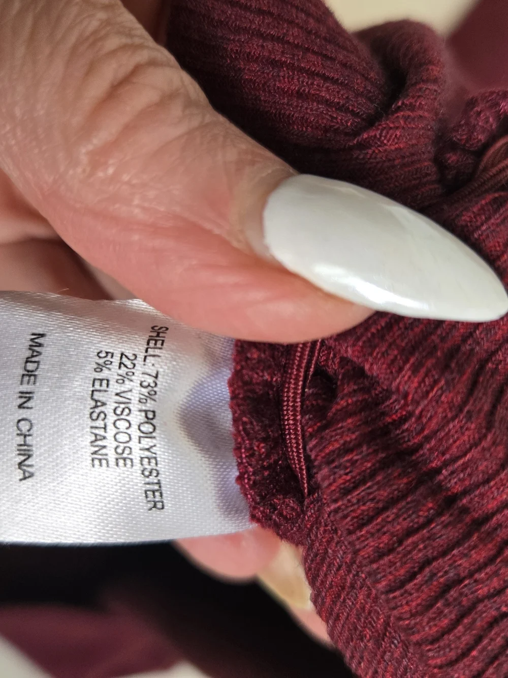 NWOT Lovers + Friends Burgundy Long-Sleeve Ruched Mini Dress Womens Size SMALL